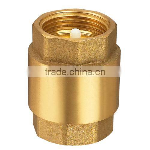 HR6010 factory manufacture forged brass water plastic core's swing check valve& non-return valve