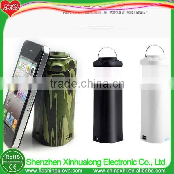 Personalized LED torch light portable power bank