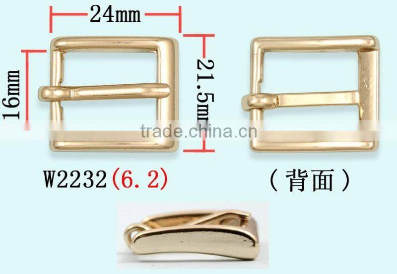 Gold metal pin Buckle
