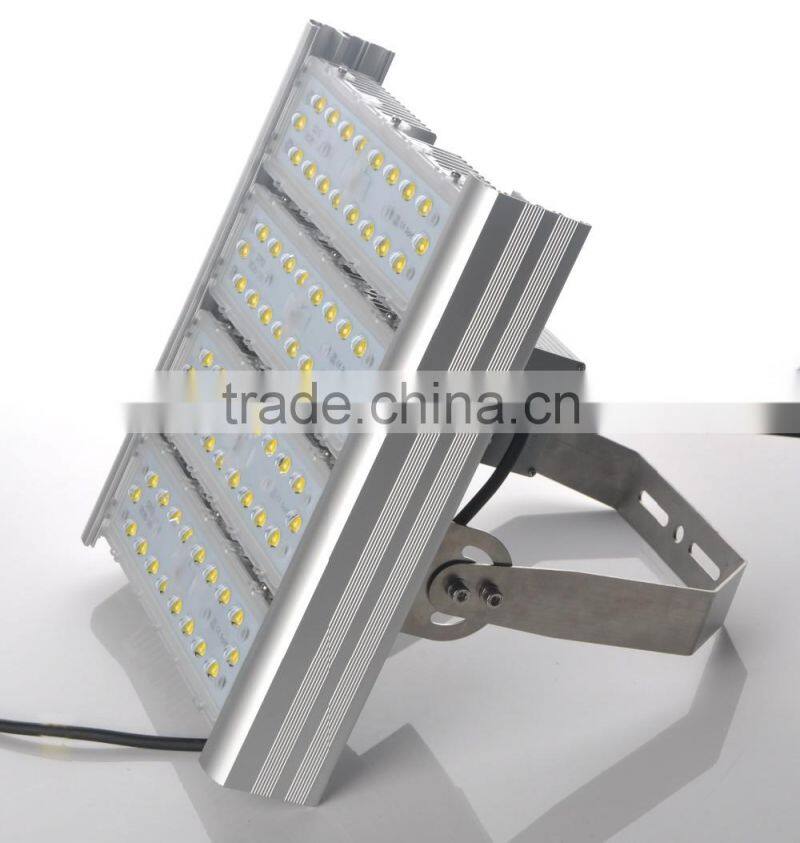 High power 110lm/w aluminium heat sink modular led floodlight 240w with ce rohs certificate for 3 years warranty