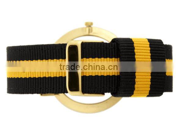 2016 Unusual Quartz Watches Bezel Japan Movt New Design Nylon Watch
