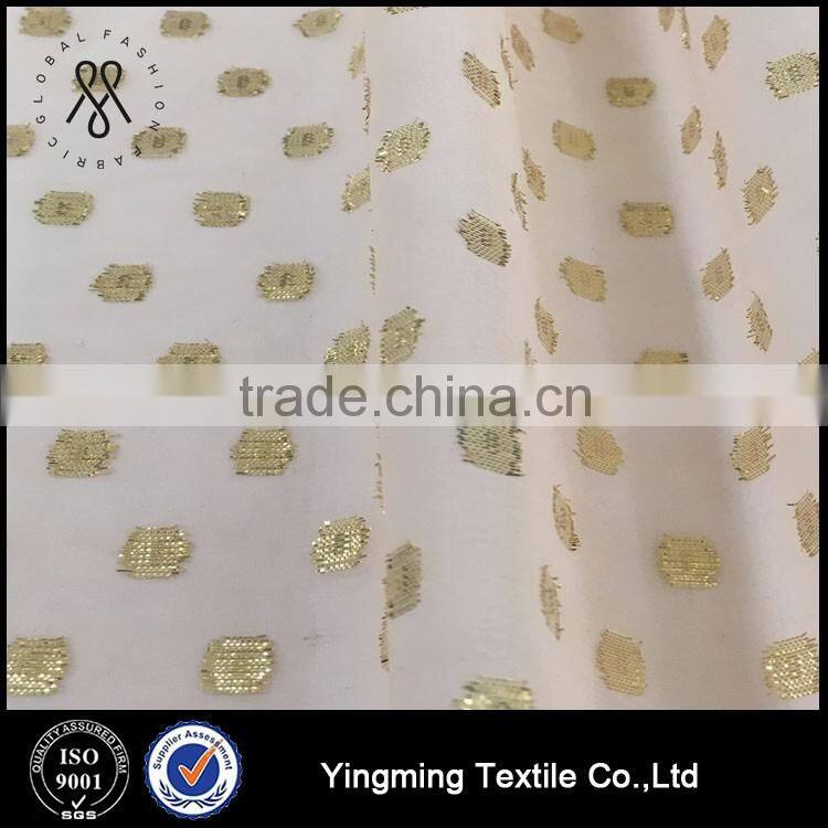 100% nylon polka dot chiffon fabric for dress,wedding dress,blouse,skirt