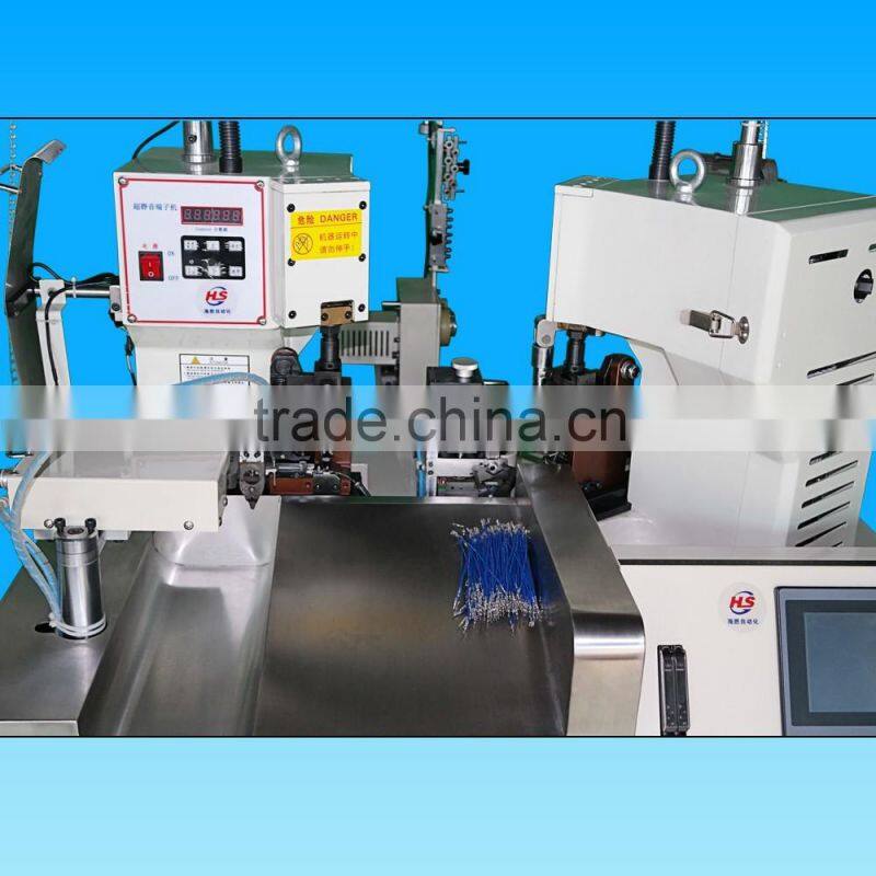 Automatic terminal crimping machine (double-ended crimping)