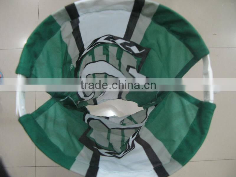 Hot product 2014 logo design printing polyester car window socks