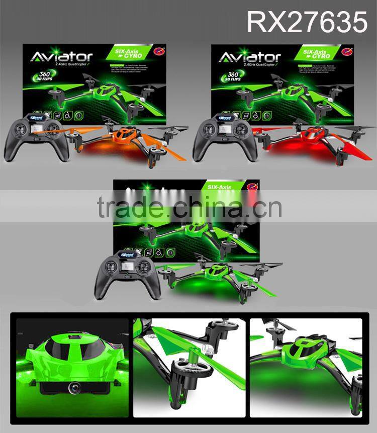 Newest 6 axis gyro mini rc quadcopter drone with hd camera