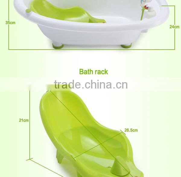 temperature sensing baby bathtub