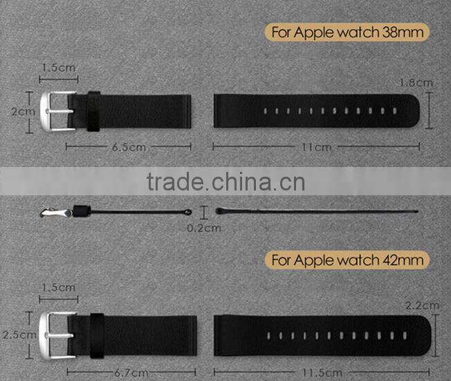 Genuine Leather Replacement Band Straps for Apple Watch Strap Wrist