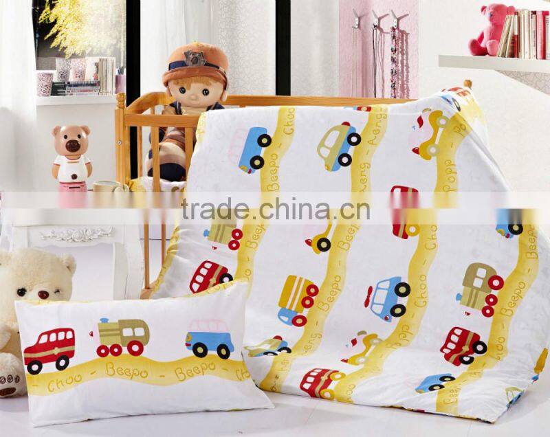 100% cotton cartoon design for baby bedding set/duvet cover/flat sheet/pollow case/trade assurance