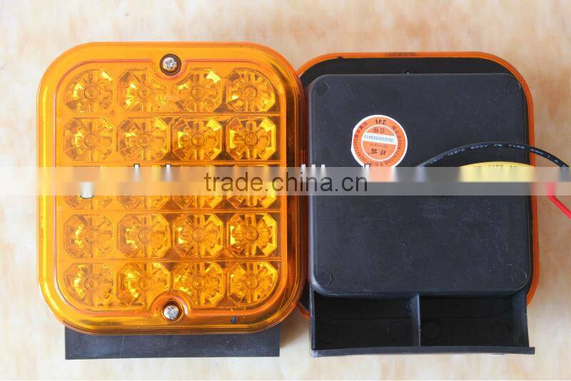 12/24 volt LED fog lamp/signal lamp with PP plate