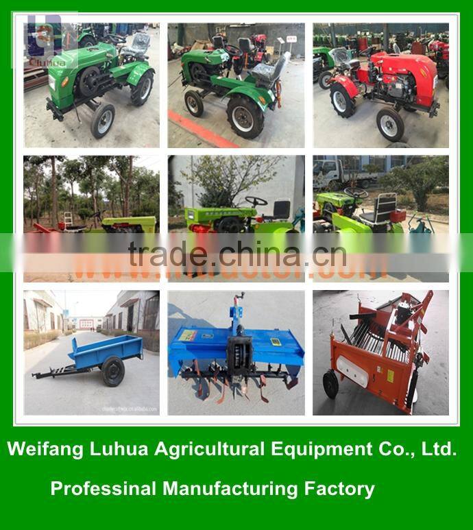 Four wheel LHT 15HP mini tractor for farm with lowest price