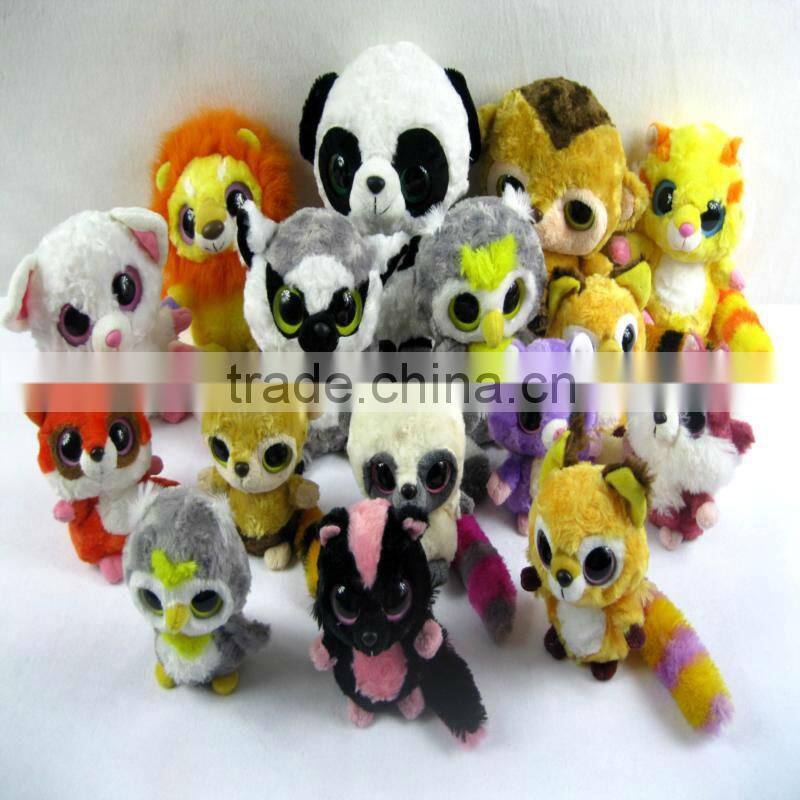Cute big eyes Fox stuffed animal toy for kids