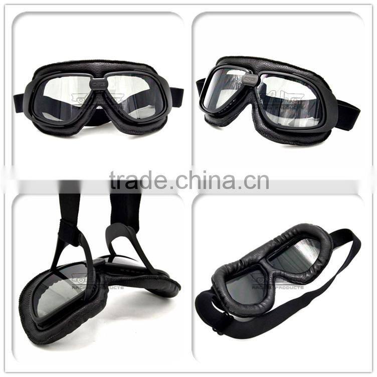BJ-GT-007 Newest ATV Dirt Bike Tea Color Goggles for Motorcycle