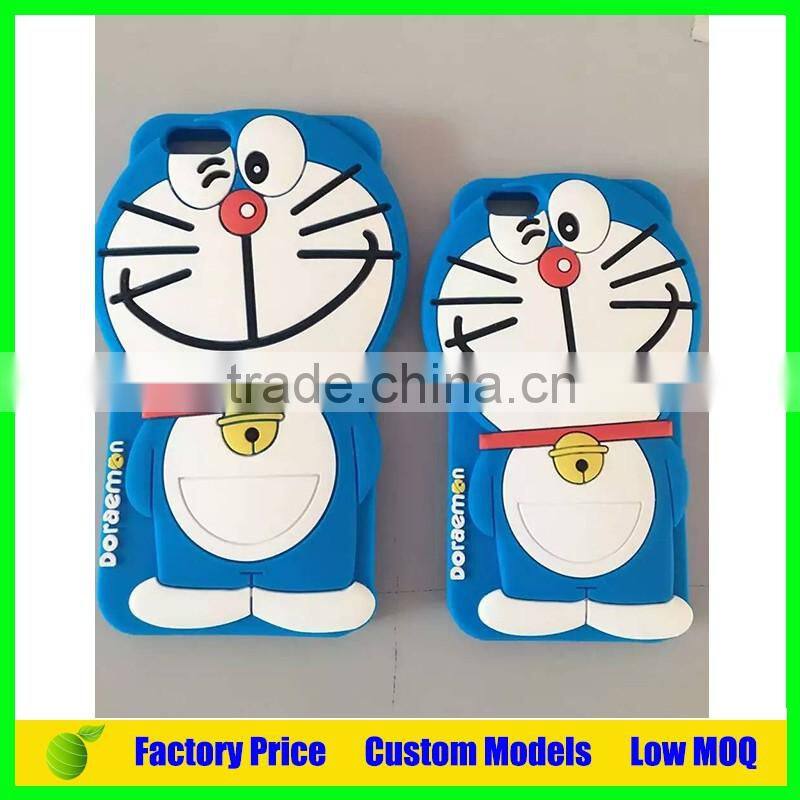 Doraemon design Custom 3d silicone mobile phone case cover for LG G3 Beat cell phone back cover case
