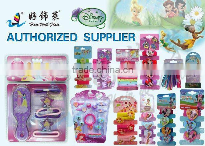 OEM-12PCS KIDS PRINT HAIR ELASTIC HAIR BAND