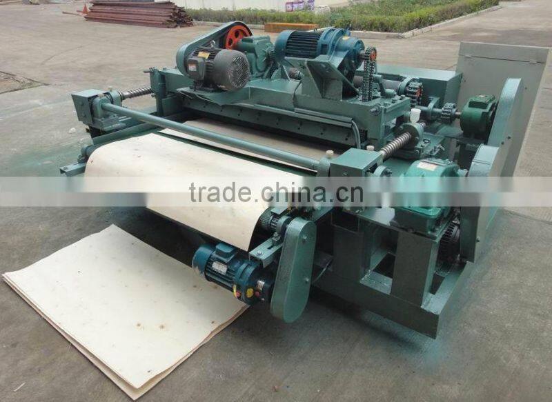 High quatity 4ft spindleless peeling machine with veneer cutter 1300mm/with favourable price