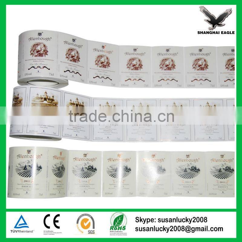 Eco friendly Self-adhesive Paper Product Labels