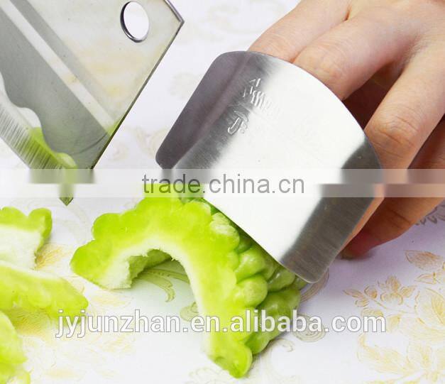 Kitchen Stainless Steel chop safe finger guard , cutting guard , safe slice,teel Finger Hand Protector Guard