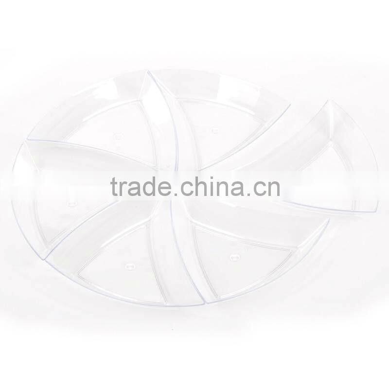 hot selling plastic plates disposable compartment