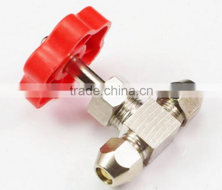 ferrule micro needle valve