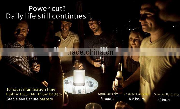 8W Magic Touch Lamp Mini Speaker Mini Bluetooth Portable Speaker