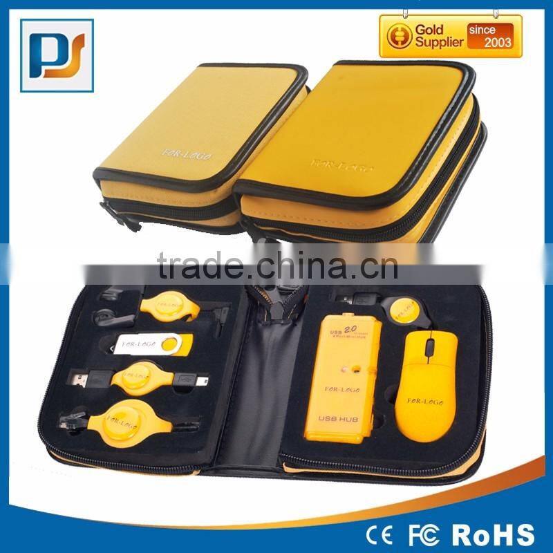 NEW Laptop Essentials Kit usb flash drive Mouse HUB Earphones Retractable Cabels