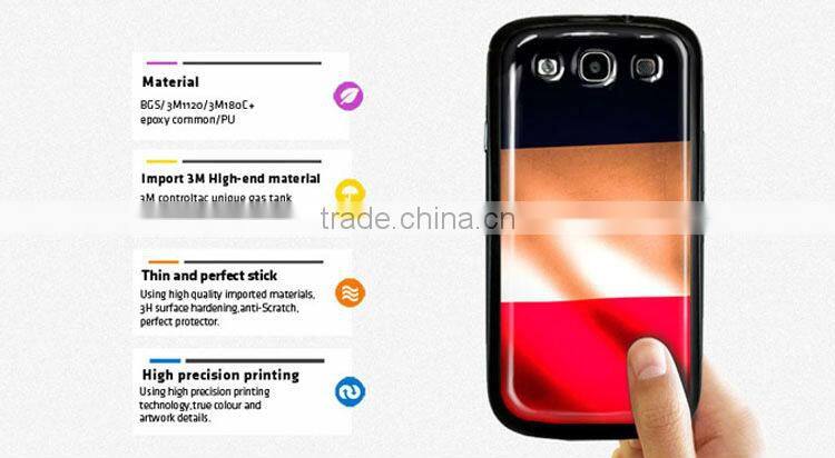 Flag series for iphone4(s) 3d sticker with 3m print material