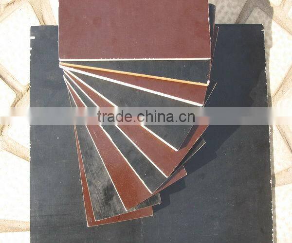 CE Qualified Black laminate marine plywood(for concrete formwork)(PLYWOOD MANUFACTURER)