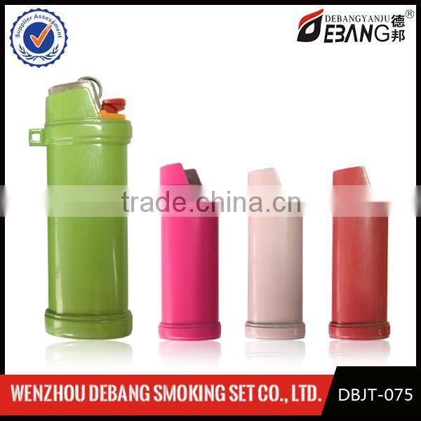 Colorful Big plastic Lighters case cigarette lighter case
