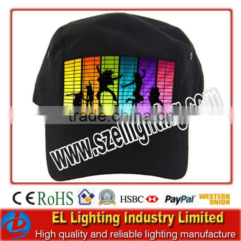 El cap with 20*14cm size panel ,the biggest panel for cap