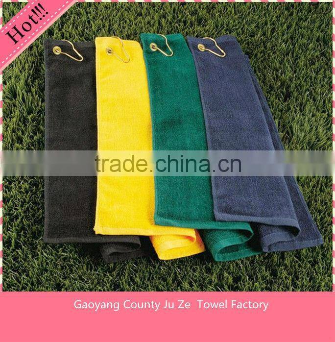 100% cotton custom golf towel