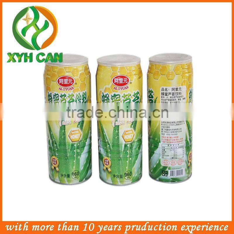 Beverage box coin bank tin can with locker tin box