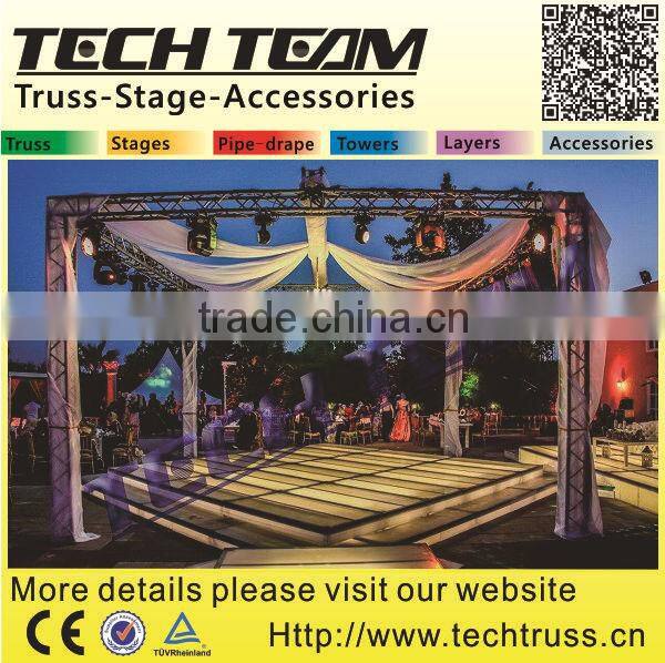 2015 Hot selling product, led stage light ,Successful Case Outdoor Event Acrylic Wedding stage