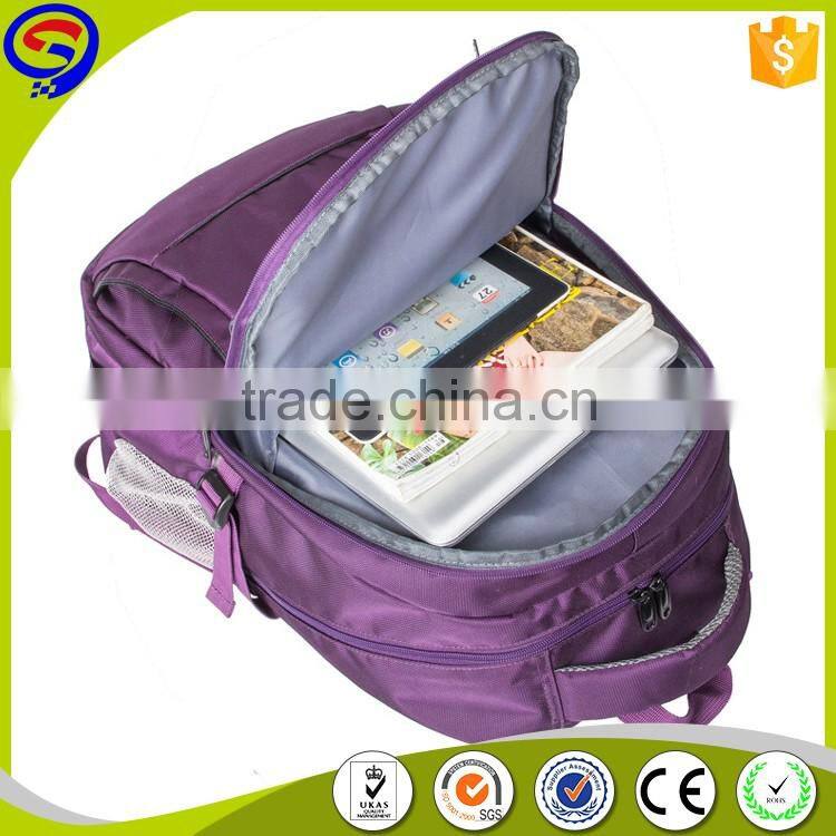 15" waterproof nylon laptop backpack for teenager