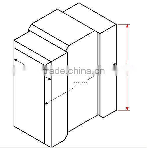 WT1-20 interlocking brick and block dimensions