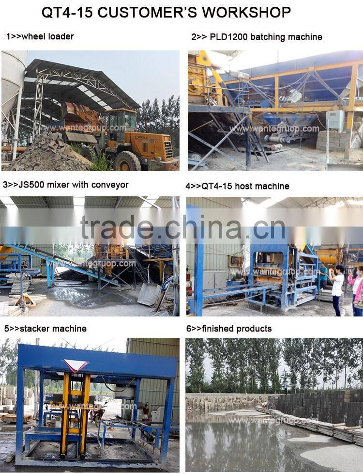 QT6-15 block moulding machines for sale,columbia concrete block machine