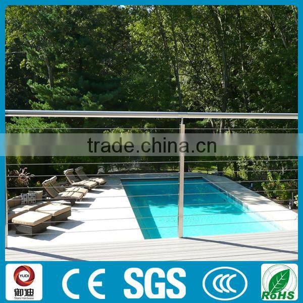 Deck and Balcony Stainless Steel cable railing handrails design