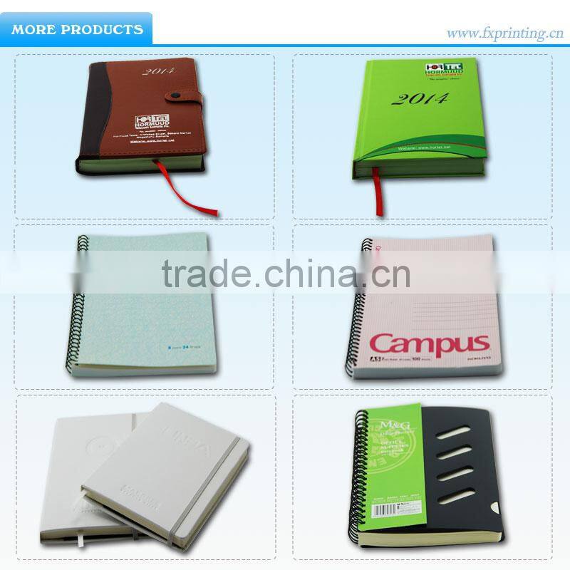 Colored 2016 Debossing A5 Leather Notebook