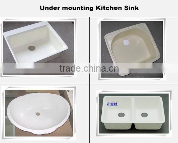 corner black quartz kitchen sink foshan