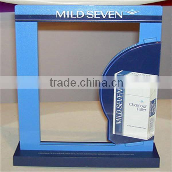 5*9"Acrylic Cigar Display With Customized Logo and triangle shape