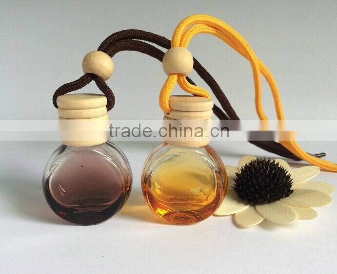 Hanging car perfume bottle