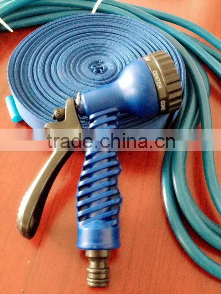 2015 hot sell Flexible Garden Hose With Spray Nozzle
