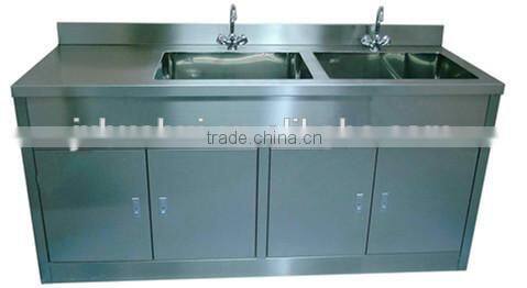 High quality of stainless steel kitchen cabinet pvc countertop sink for sale