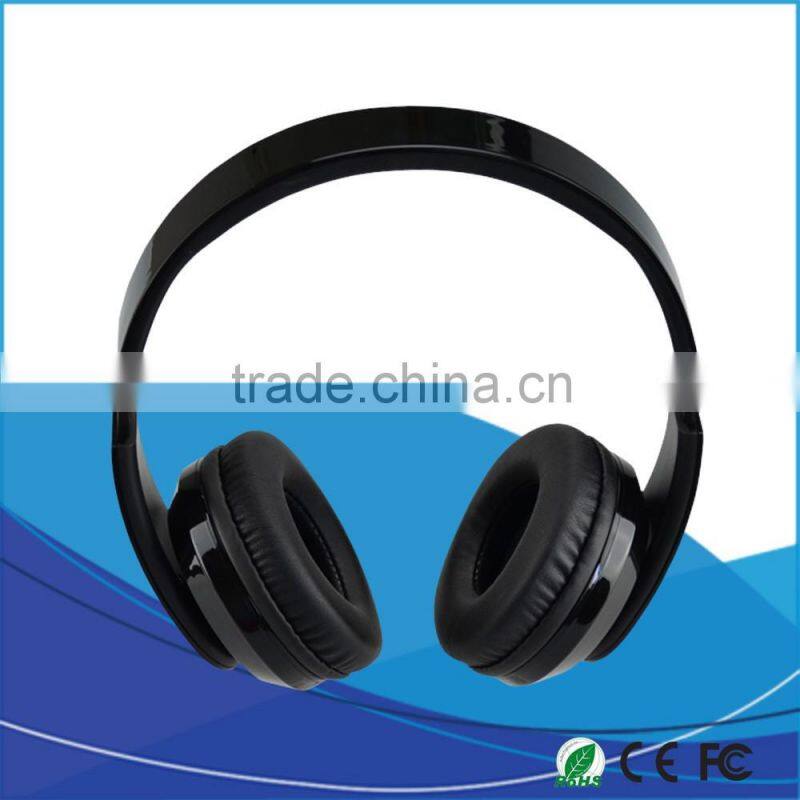 Cheap wireless bluetooth stereo headphone with charging line