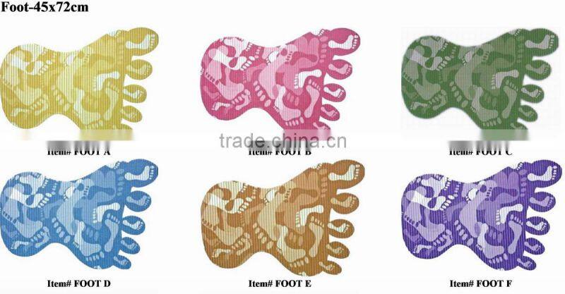 PVC Foam Anti-slip Bath mat,foot bath mat