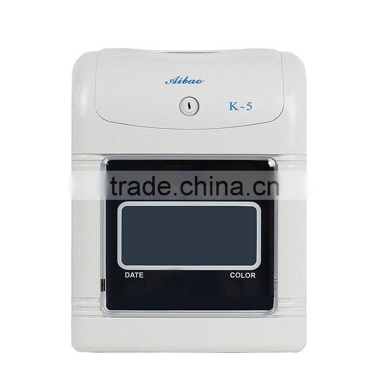 electronic time recording attendance machine