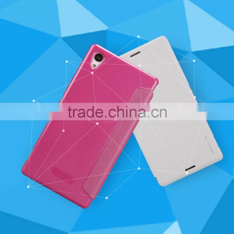 Nillkin new arrived Flip leather case For Sony xperia M4 AQUA