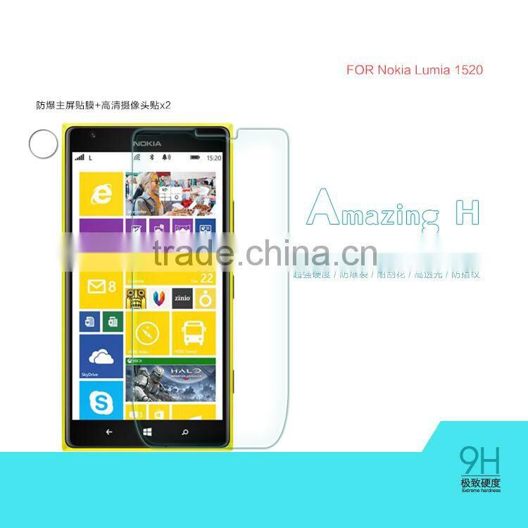 Factory price mobile phone Tempered Glass Screen protector/film for Nokia Lumia 1520