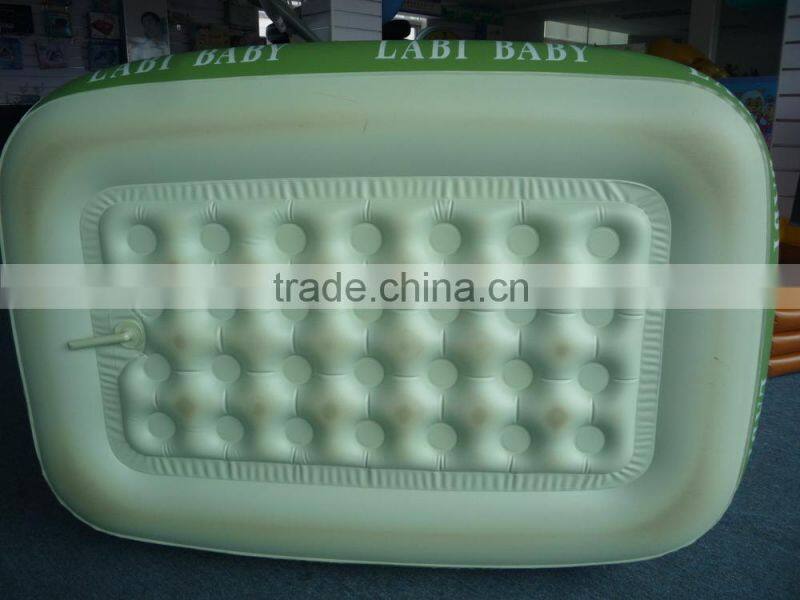 rectangle shape inflatable babies swim pool