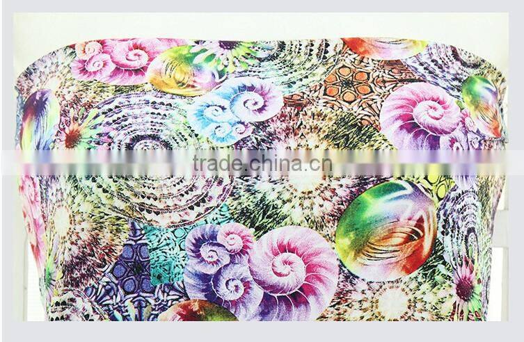 Supply garment material rayon digital printed fabric