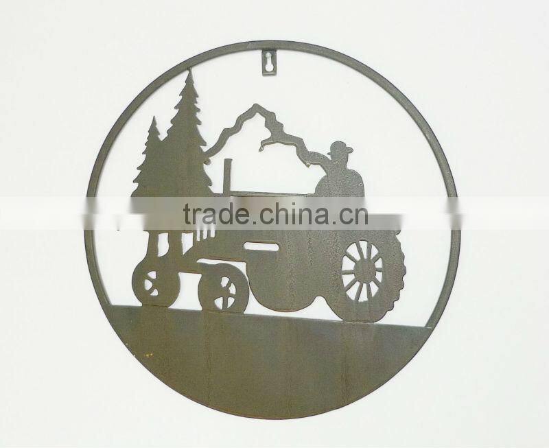 Metal indoor decorative cheap metal wall art